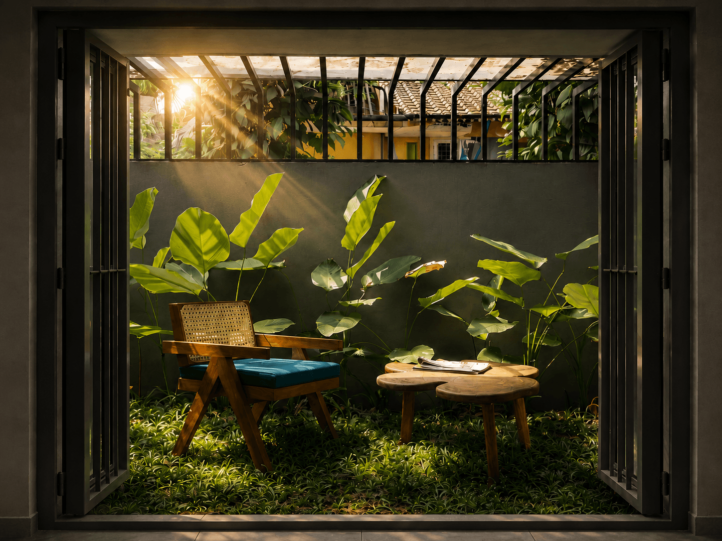 Exterior perspective of Neelolpalam residence